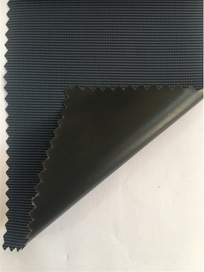 JS-CNYI-人造絲點子 PVC-13 尼龍面料  背囊/雨衣面料   防水 防油 圍裙布料 45度照